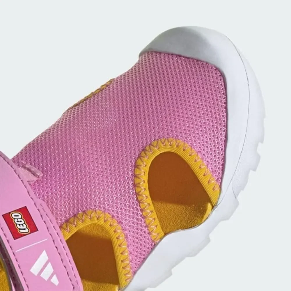 NWT Adidas Terrex Lego Captain Toey Kids’ Pink Sandals, Youth 6 (Women’s sz 8)